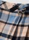Blue checked stretch viscose skort_2