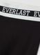Black slim-fit stretch cotton jersey leggings with Everlast logo_1
