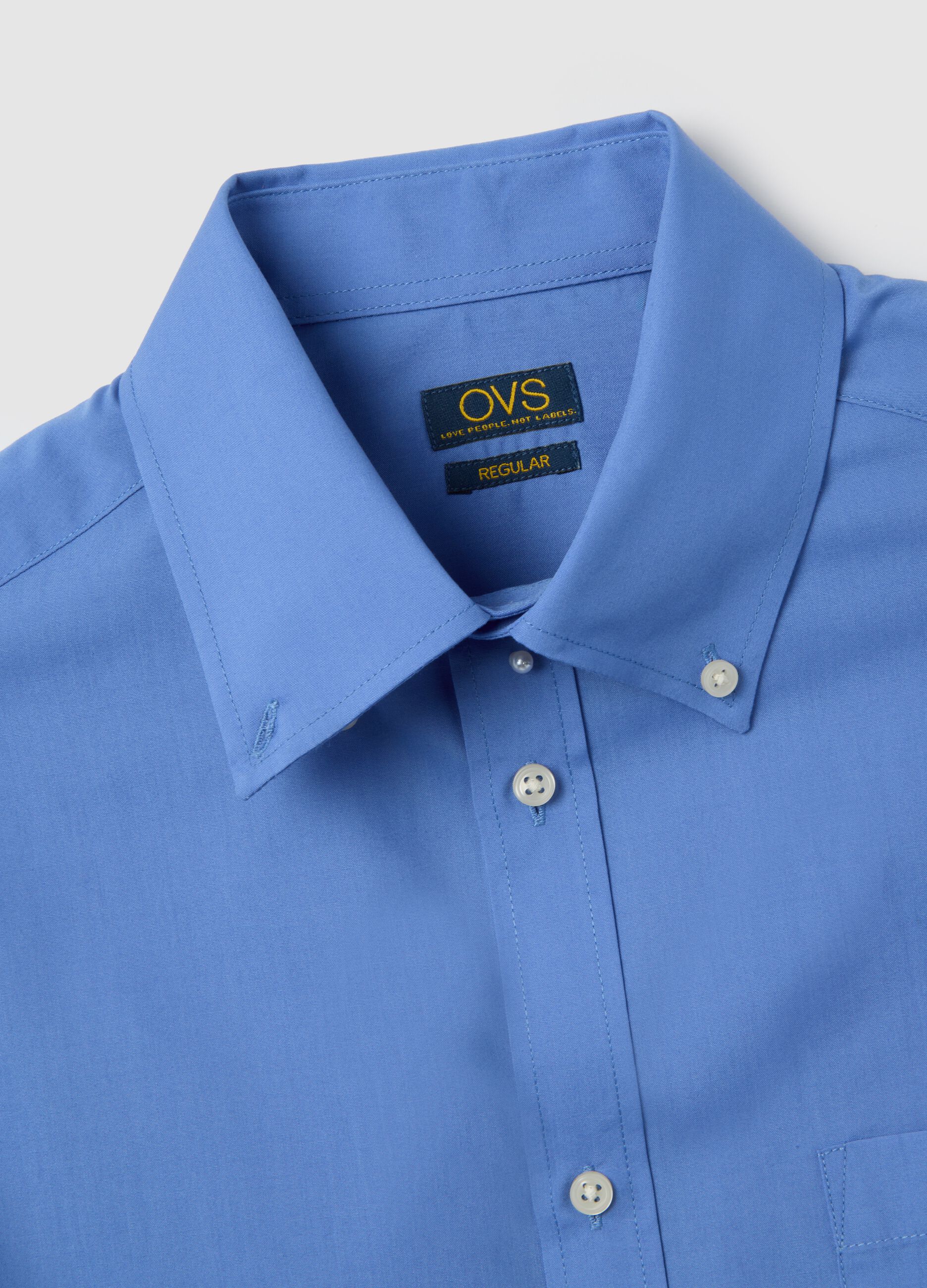 Camicia blu regular fit