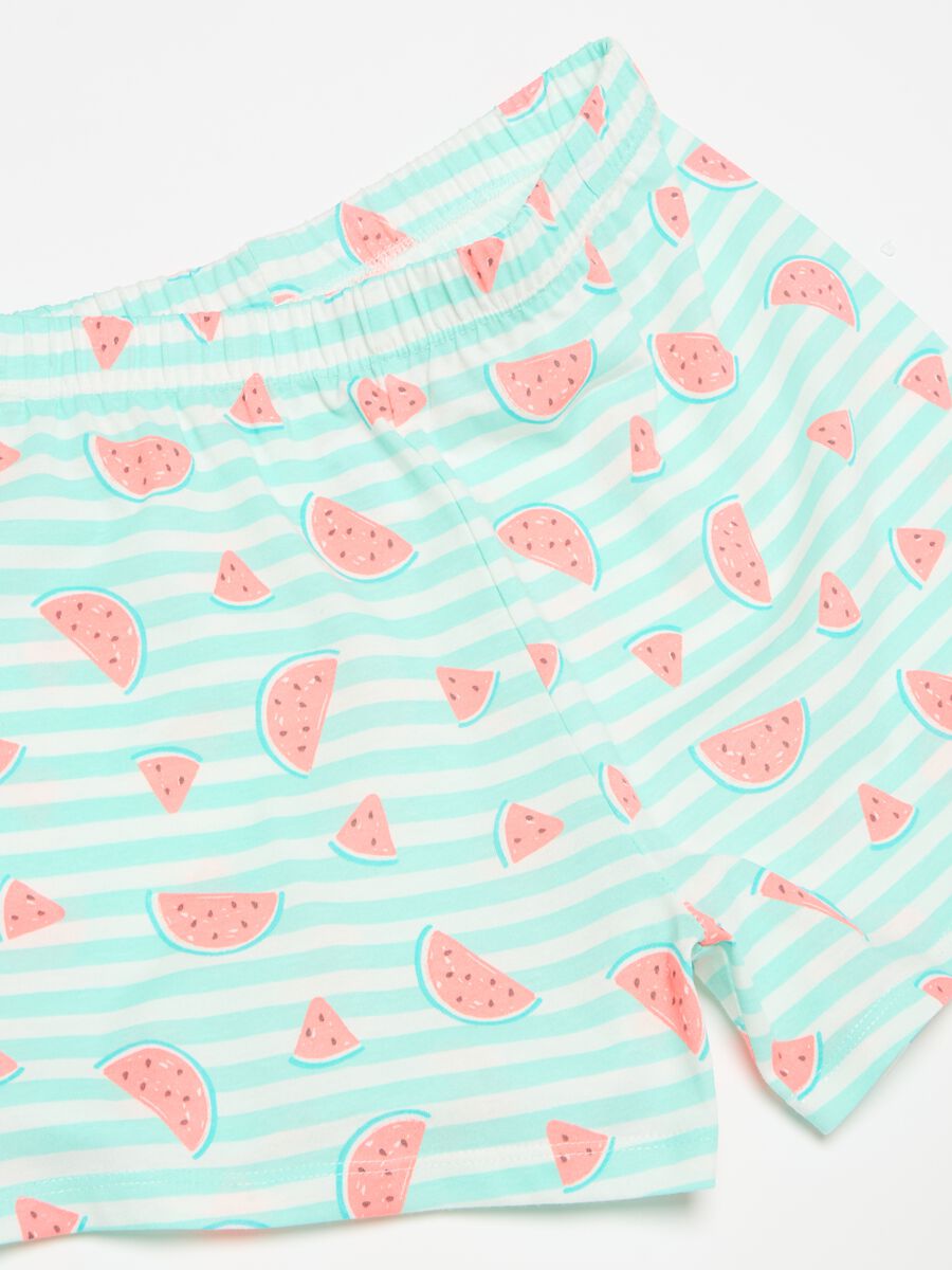 Organic cotton pyjamas with watermelon print_2