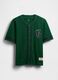 Maglia baseball verde in puro cotone_4