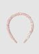 SINCERELY HAIR Pink Satin Headband_0