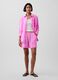 Pure linen shorts with elasticated waist_0