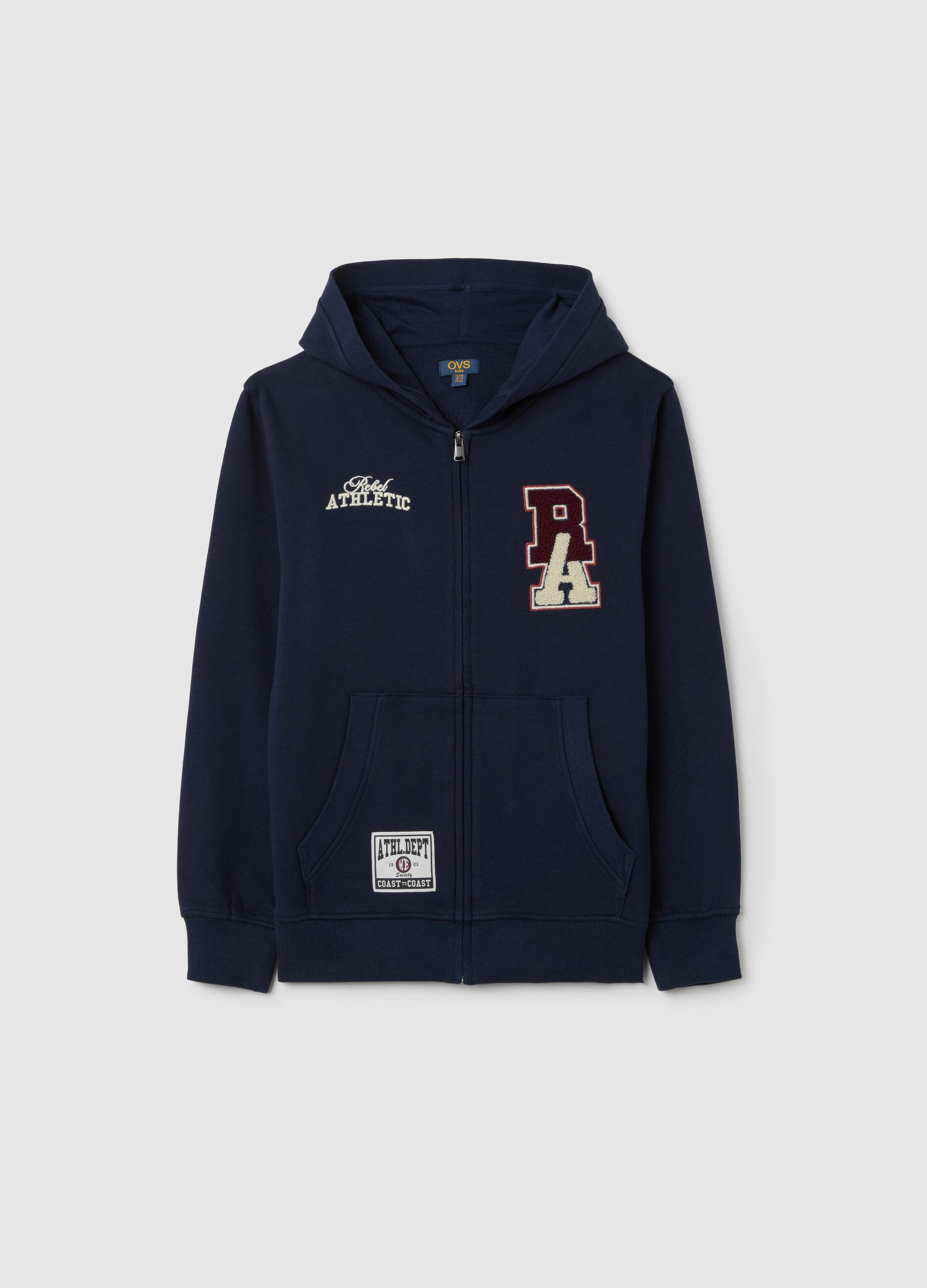 Boys Blue Pure Cotton Hoodie