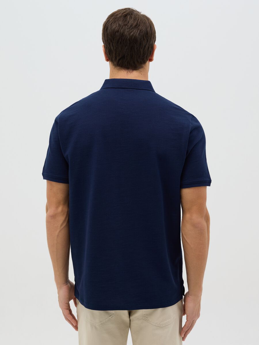 Regular-fit polo shirt in jersey slub_2