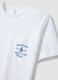 White and blue pure cotton jersey pyjamas, regular fit_5