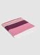 Pink pure cotton striped beach towel_0