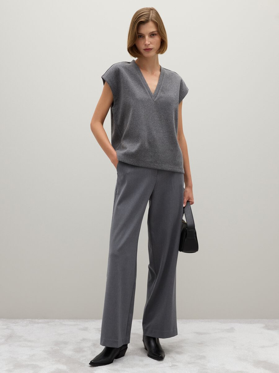 Grey Oversized Waistcoat_1