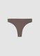 Brown organic stretch-cotton Brazilian knickers_2