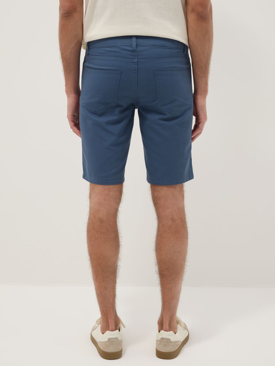 Blue pure cotton shorts_2