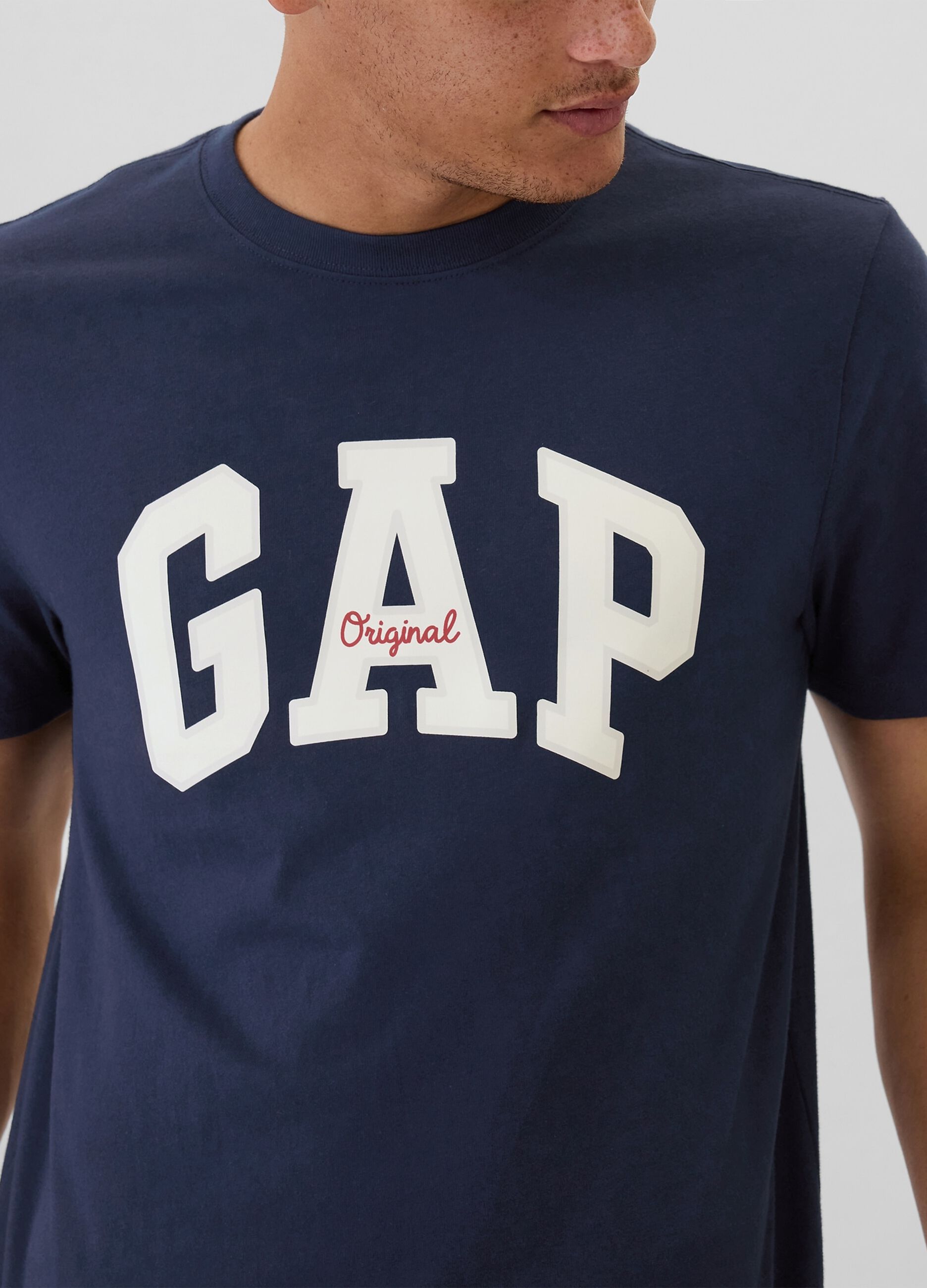 Blue T-shirt with GAP logo