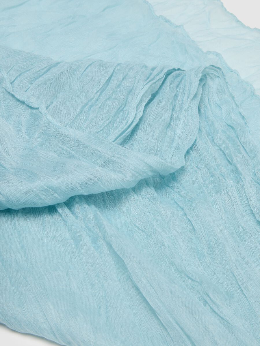 Light Blue Regular Fit Scarf_2