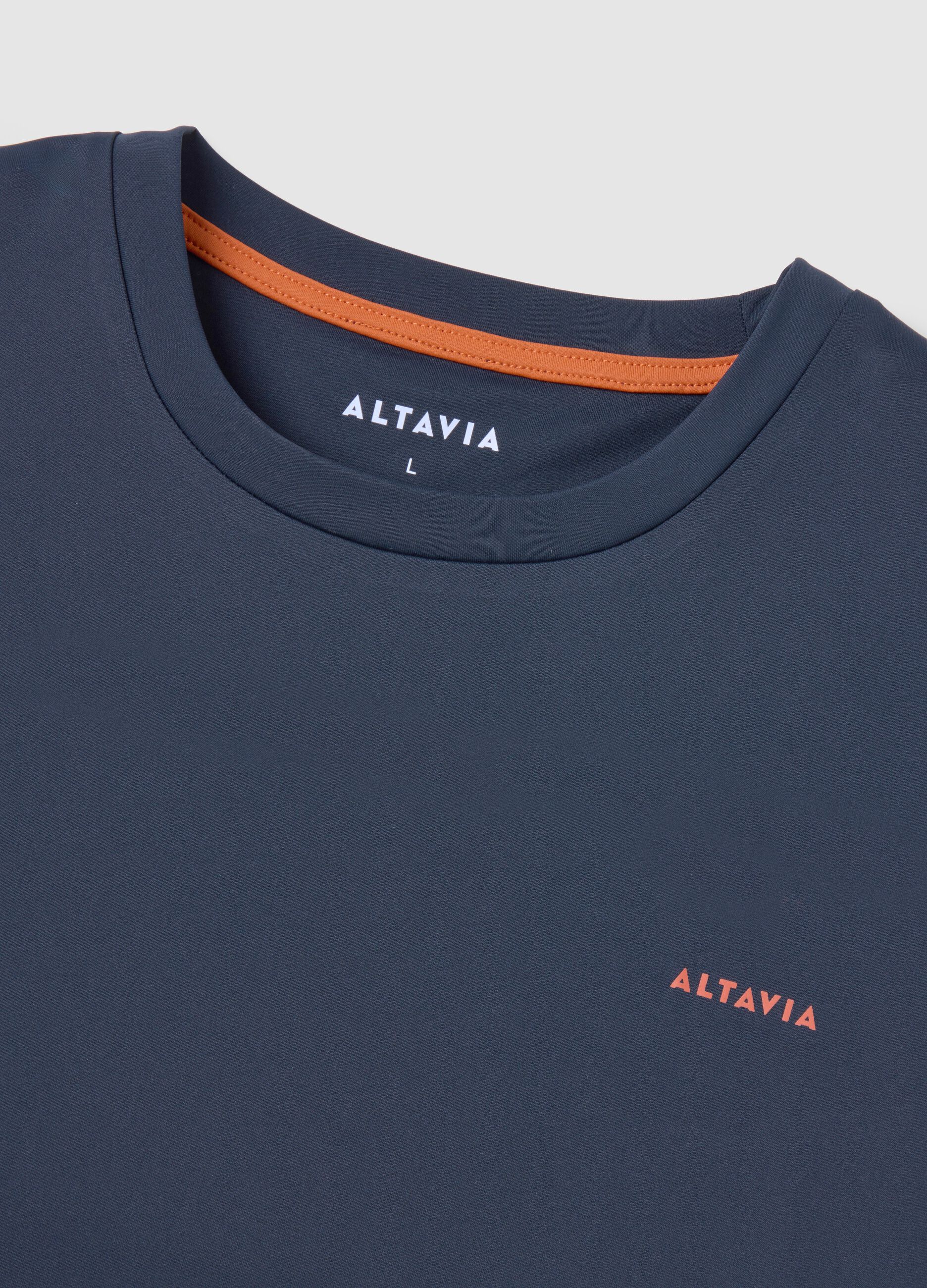 Technical fabric T-shirt with contrasting edges ALTAVIA COURT