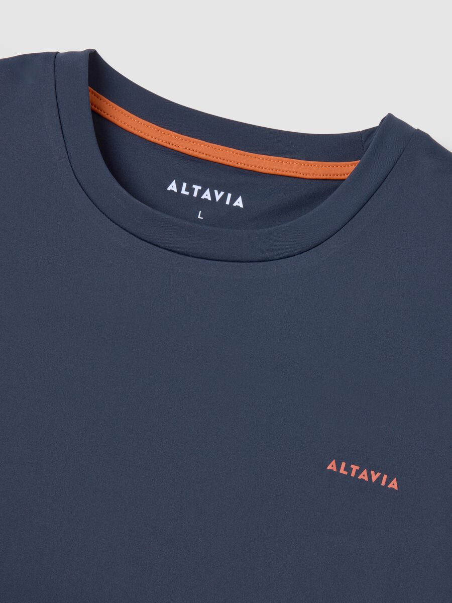 Technical fabric T-shirt with contrasting edges ALTAVIA COURT_5