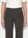 Grey flare trousers in stretch cotton_1