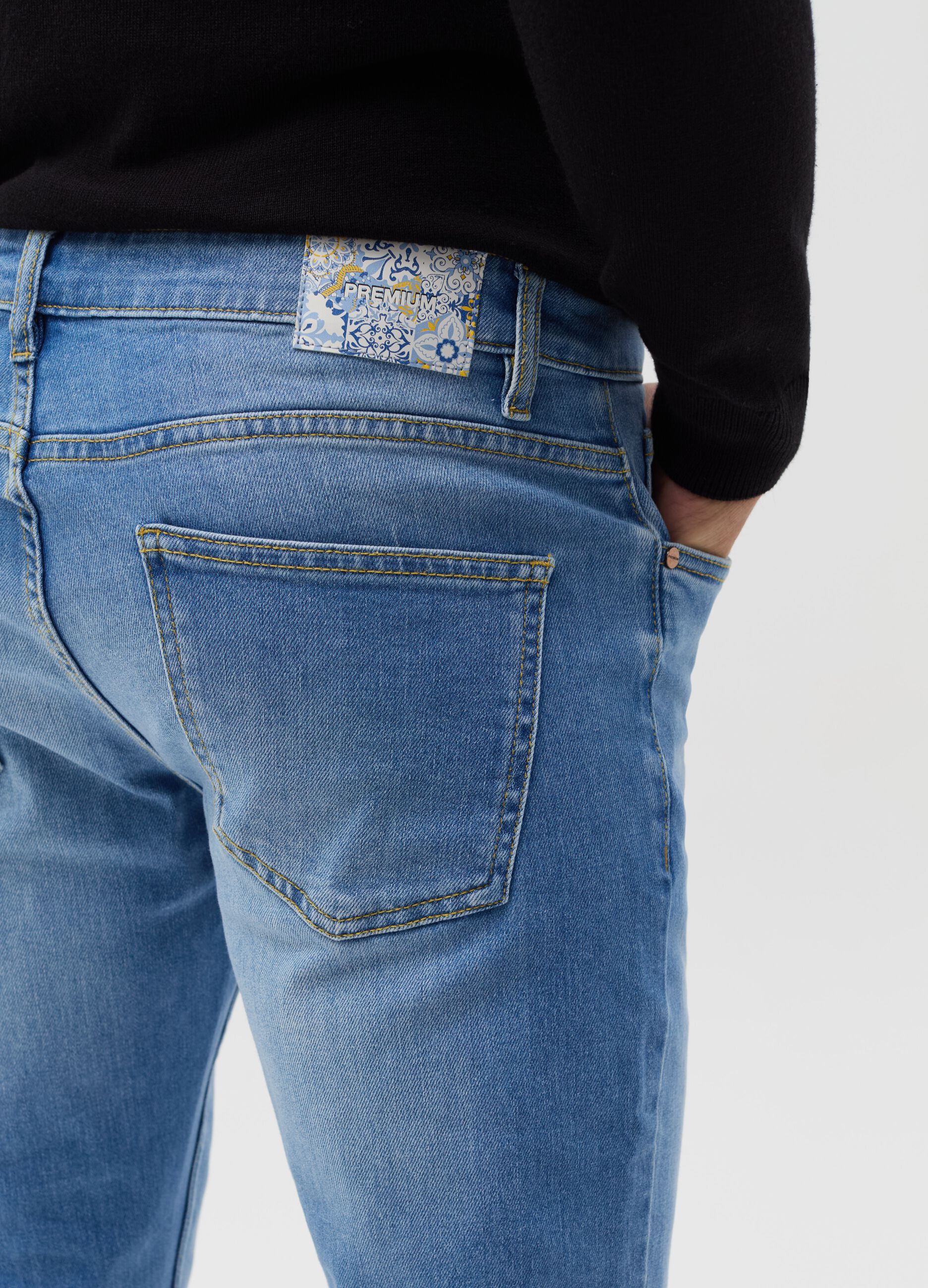 Skinny-fit jeans with five pockets