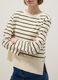 Multicolour striped stretch cotton blend jumper, regular fit_3