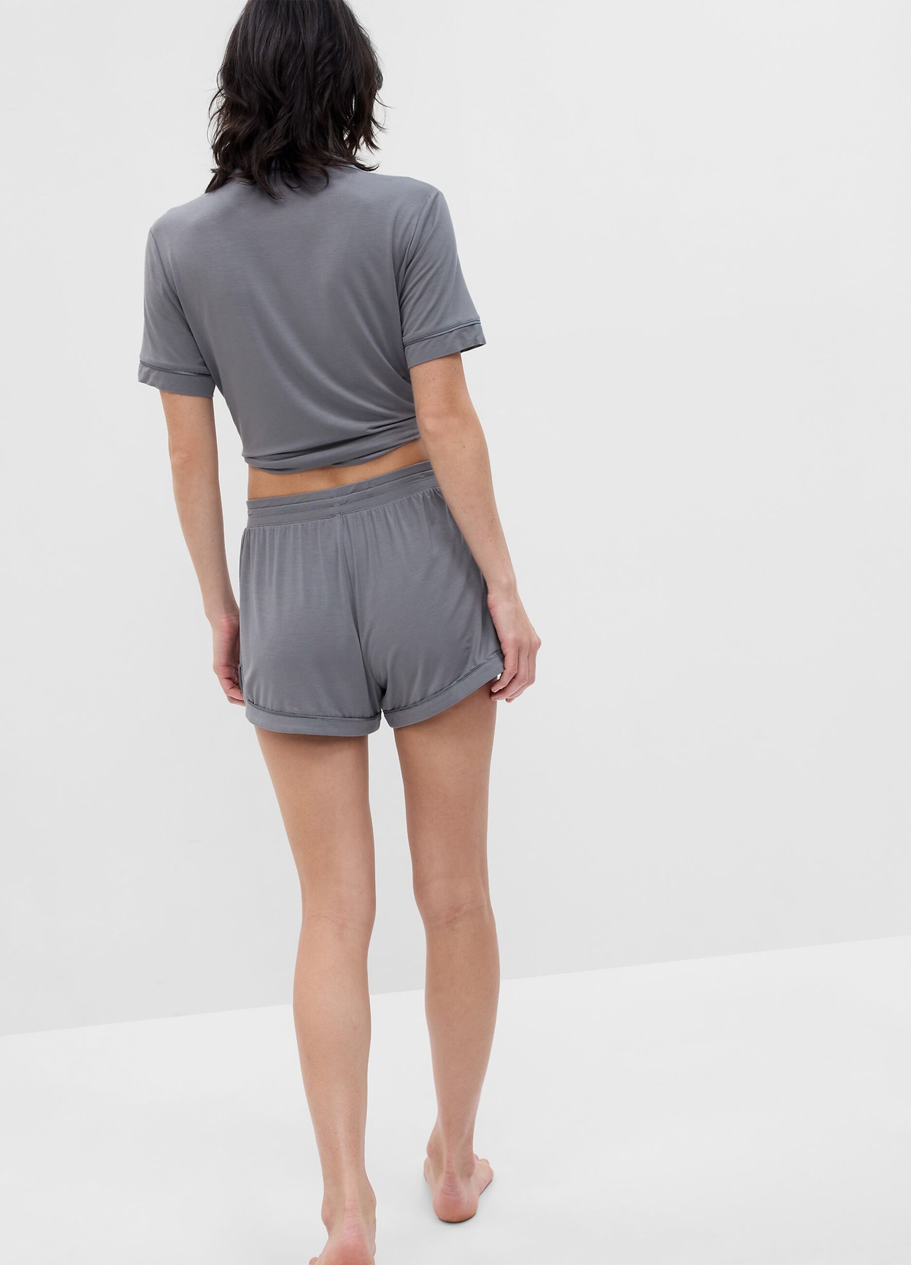 Shorts pigiama con coulisse