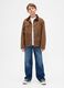 Brown Cotton Jacket for Boys_2
