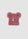 Cappello rosa con pompon e ricamo Minnie_0