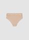 Beige stretch microfibre briefs with lace_1