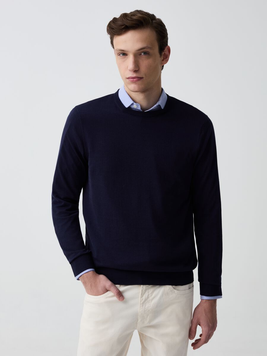 Pullover in cotone seta e lino The Perfect Item_0