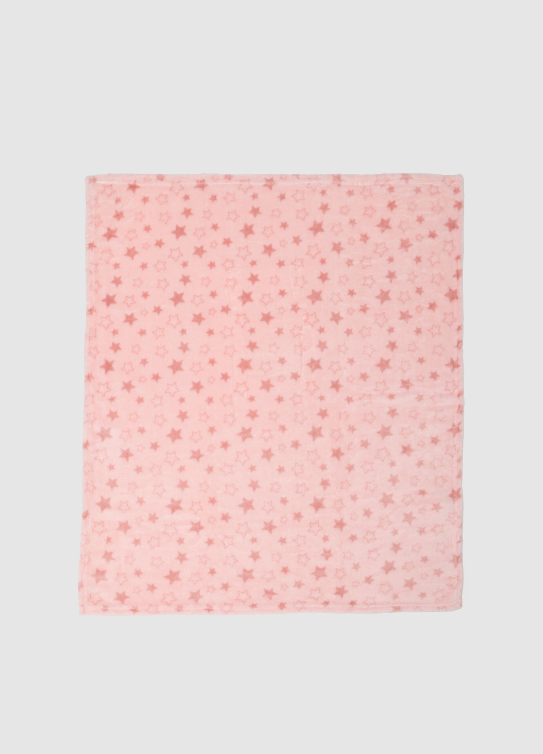 Pink pure cotton baby blanket