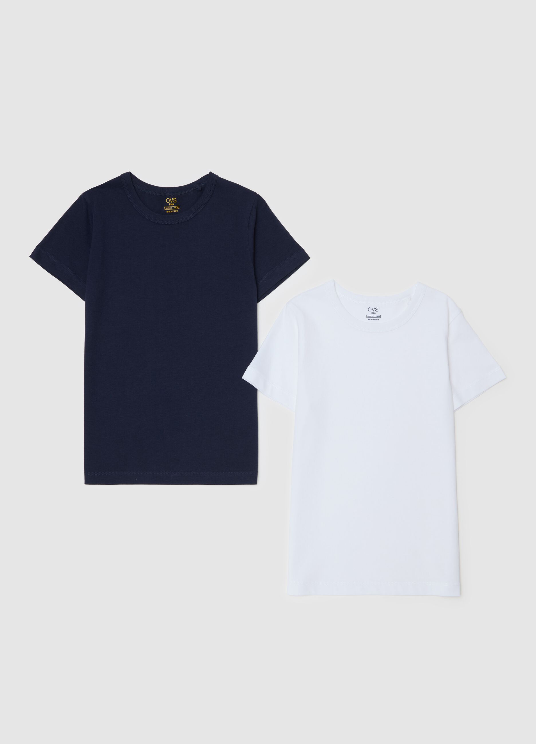 Two-pack organic cotton undershirts