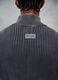 Half-Zip Ribbed Knit Vintage Grey_1