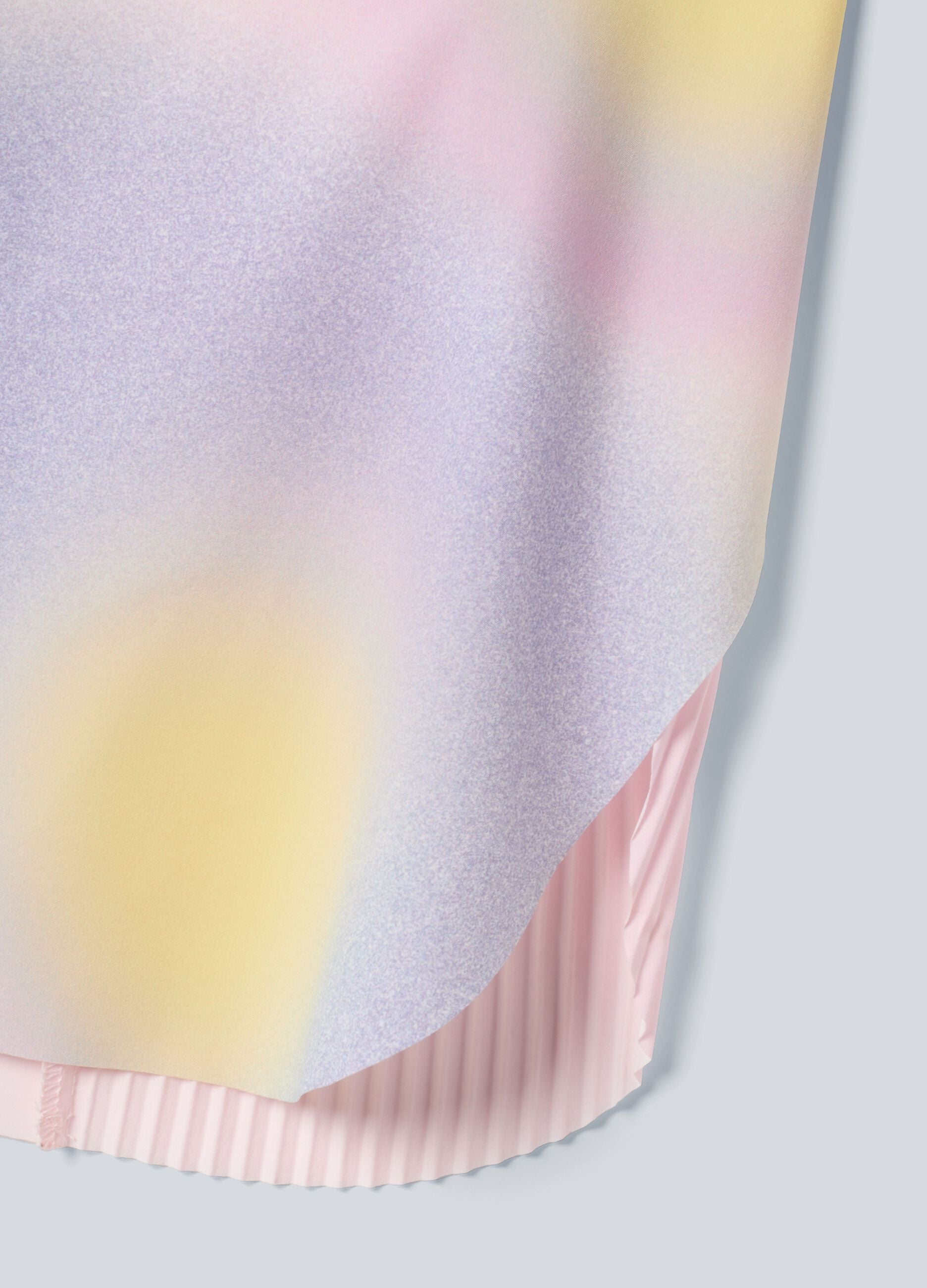 ALTAVIA COURT pleated technical sports vest with tie-dye effect