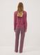 Pink pure organic cotton pyjamas with Henley neckline_3