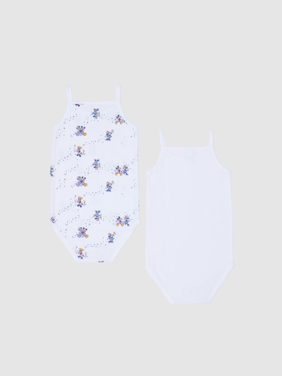 Two-pack bodysuits with bow and Minnie and Mickey Mouse print_1