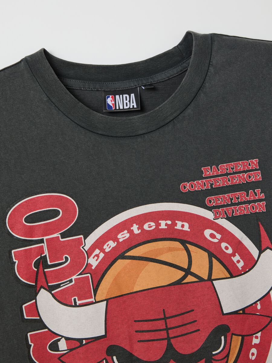 Cotton T-shirt with NBA Chicago Bulls print_5