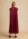 Red pure cotton midi dress_2