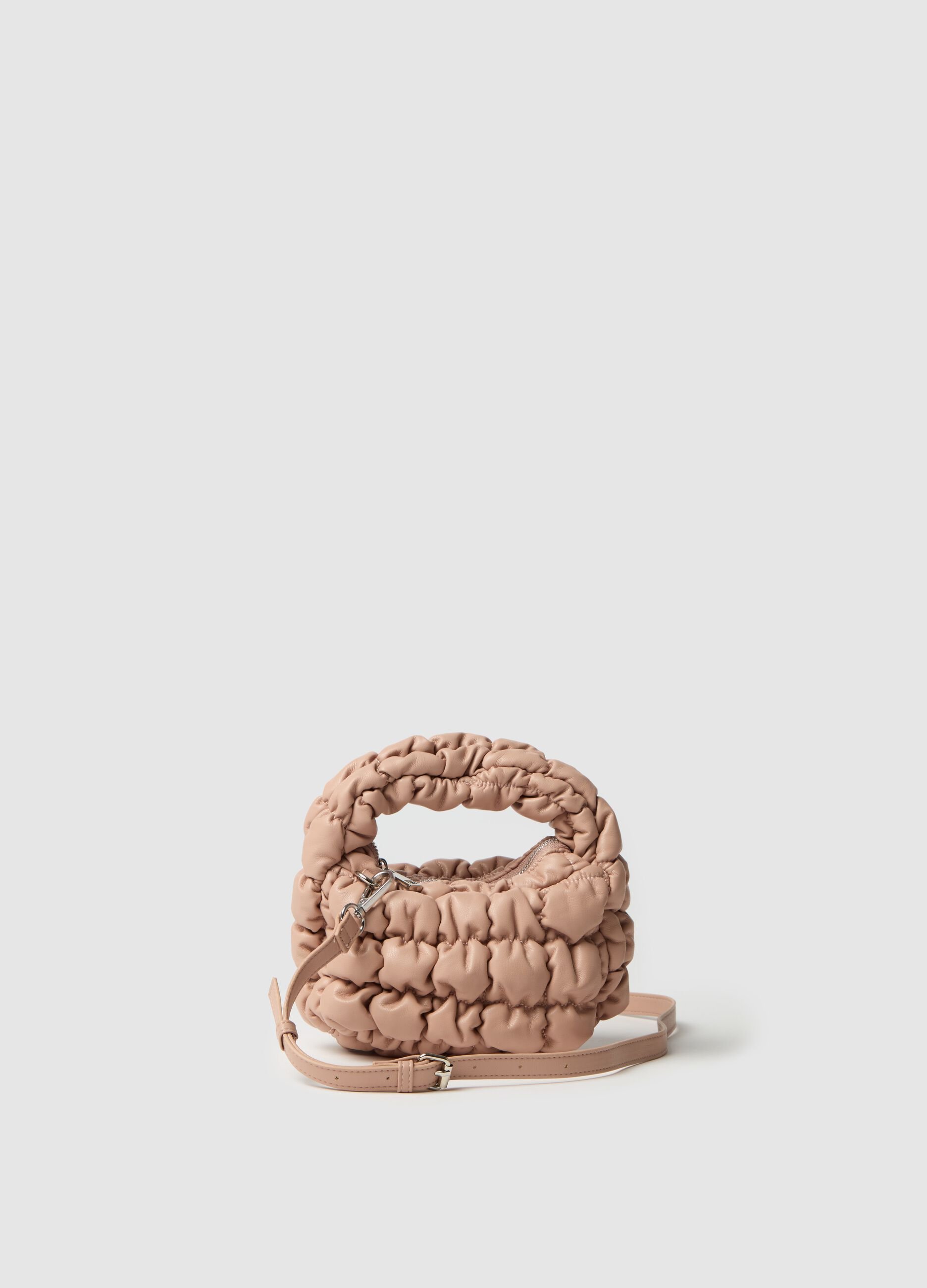 Padded mini handbag