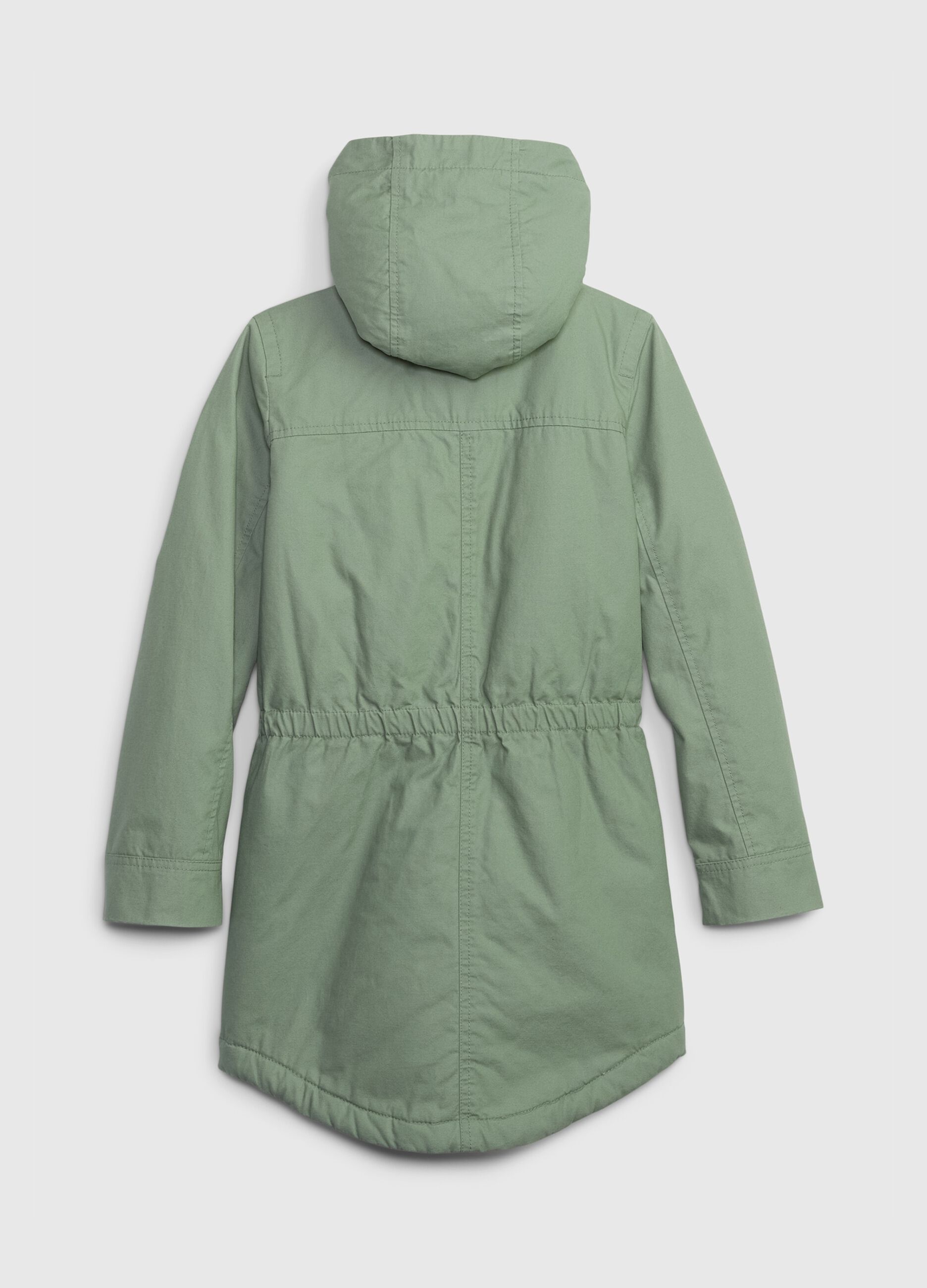 Parka with sherpa lining