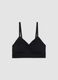 Reggiseno bralette nero in tessuto elasticizzato senza imbottitura_0