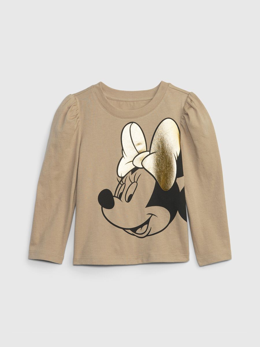 T-shirt in cotone bio stampa Disney Minnie_0