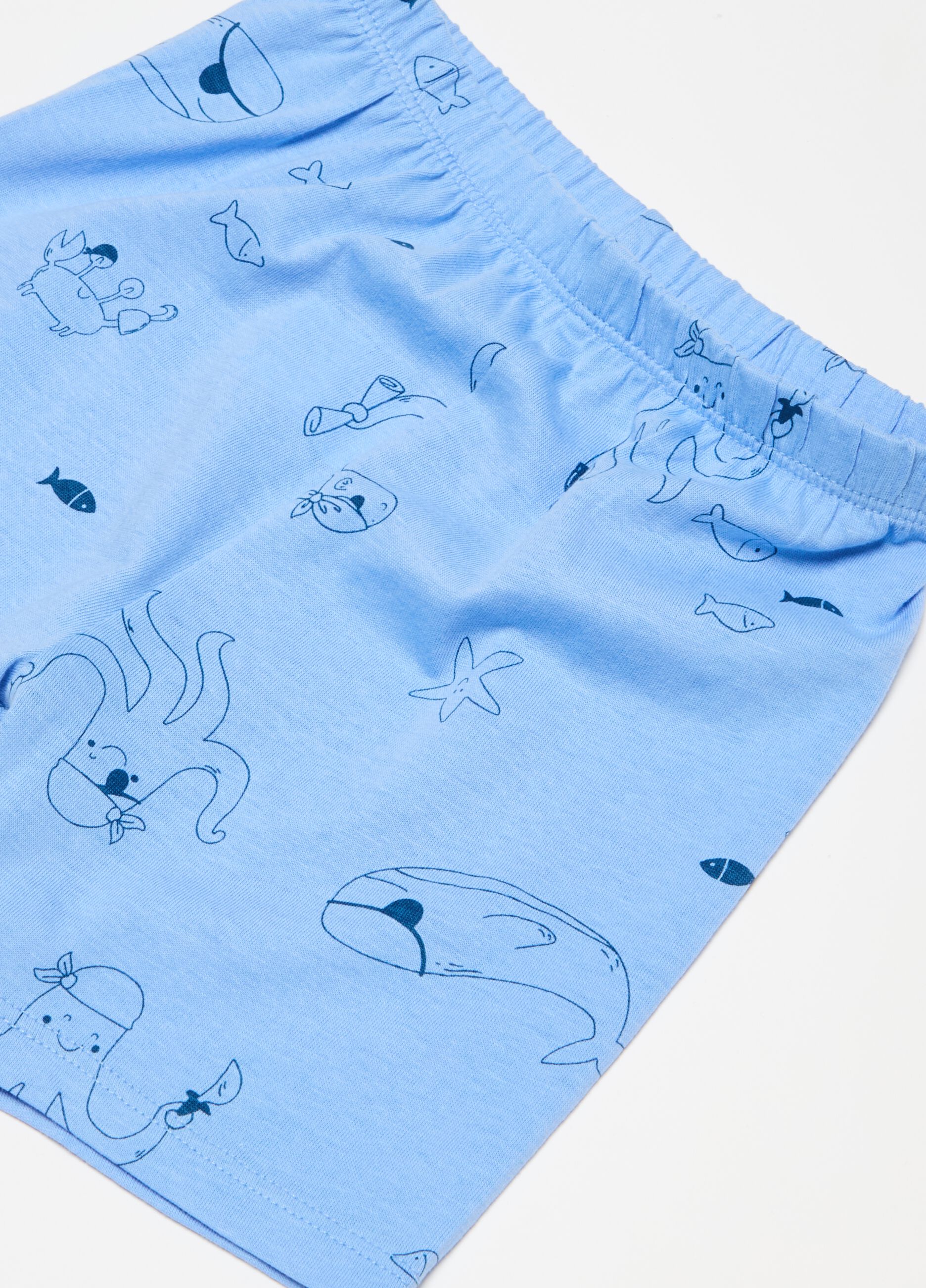 Organic cotton pyjamas with print