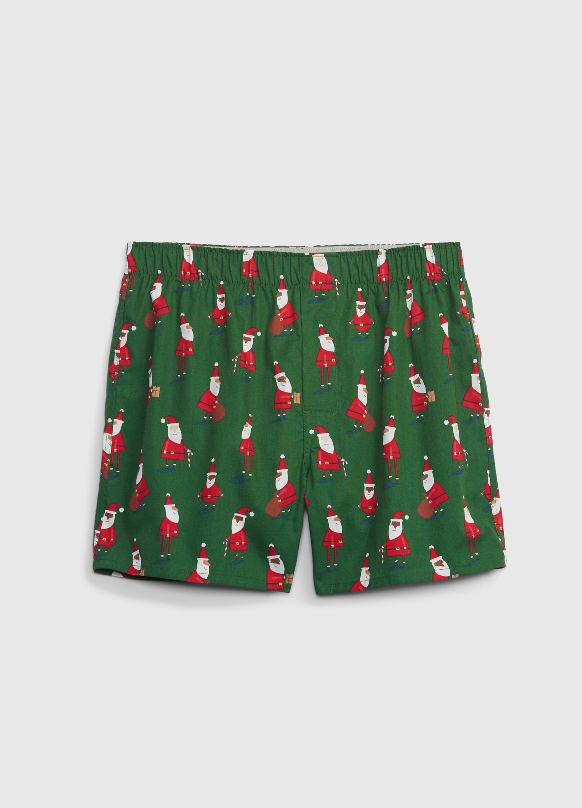 Boxer con stampa Babbo Natale