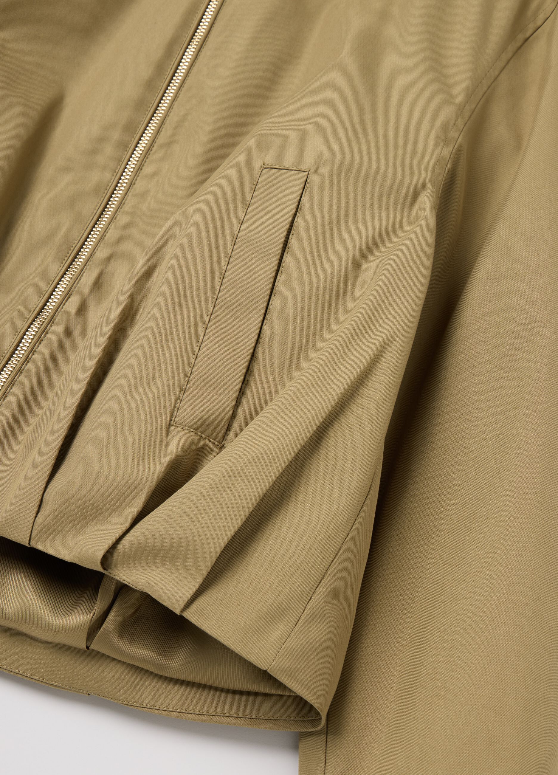 Bomber full-zip con colletto