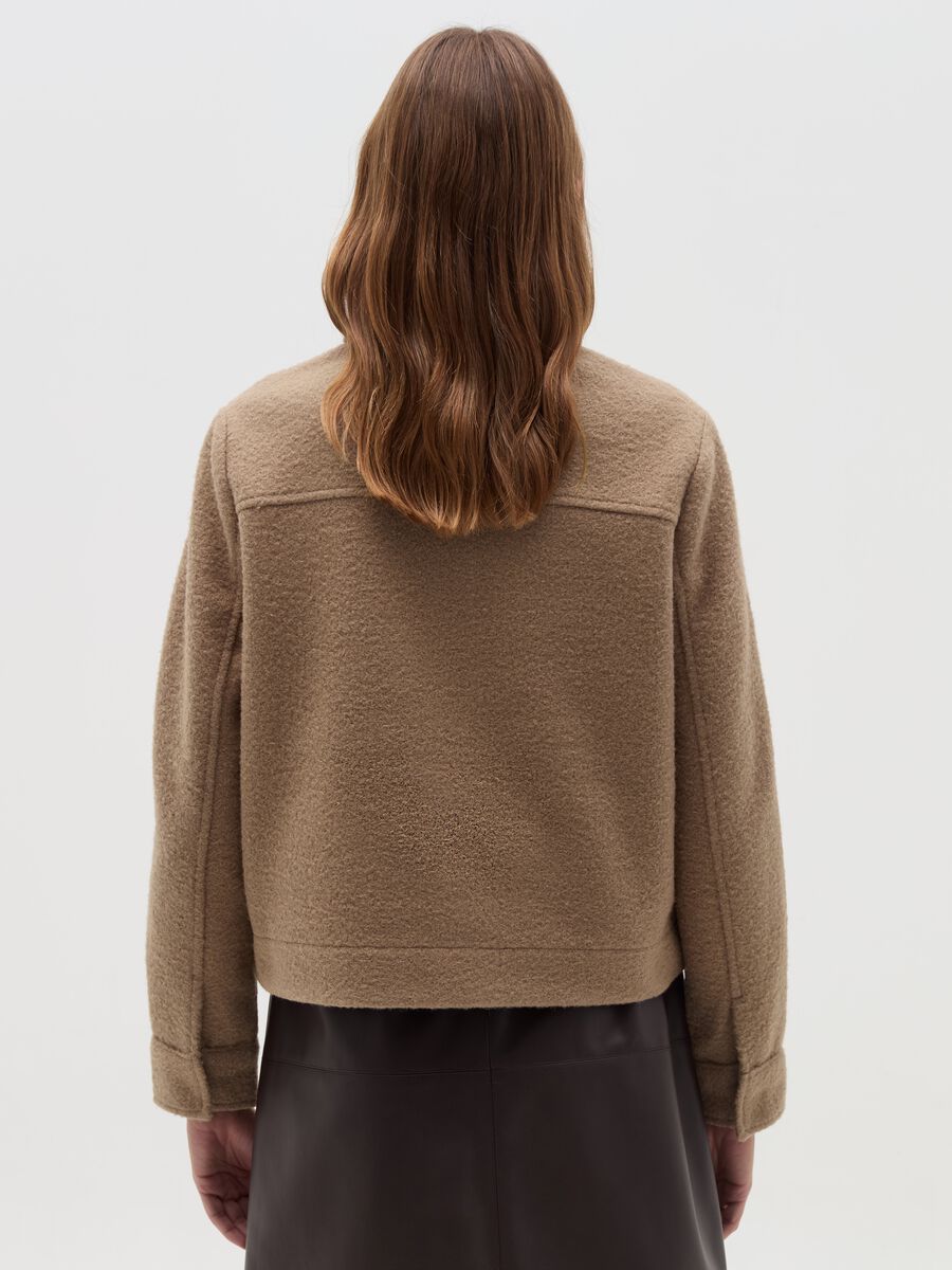 Short jacket with collar_3