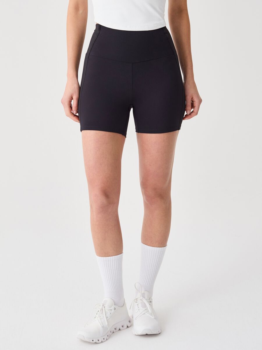 ALTAVIA STUDIO cycle shorts in technical fabric_1