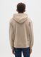 Felpa da ragazzo in puro cotone beige regular fit_1