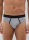 Regular fit pure cotton grey multipack briefs_1