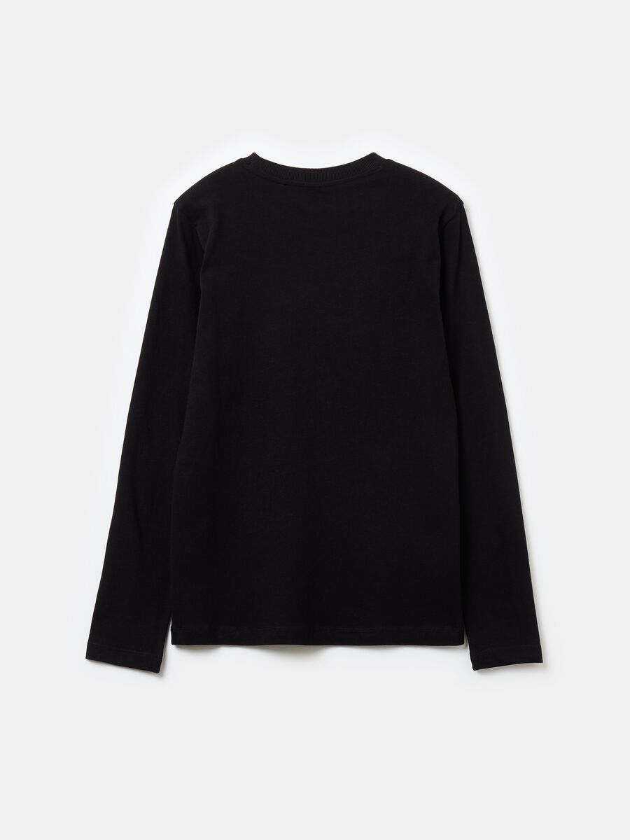 T-shirt a maniche lunghe con stampa_4