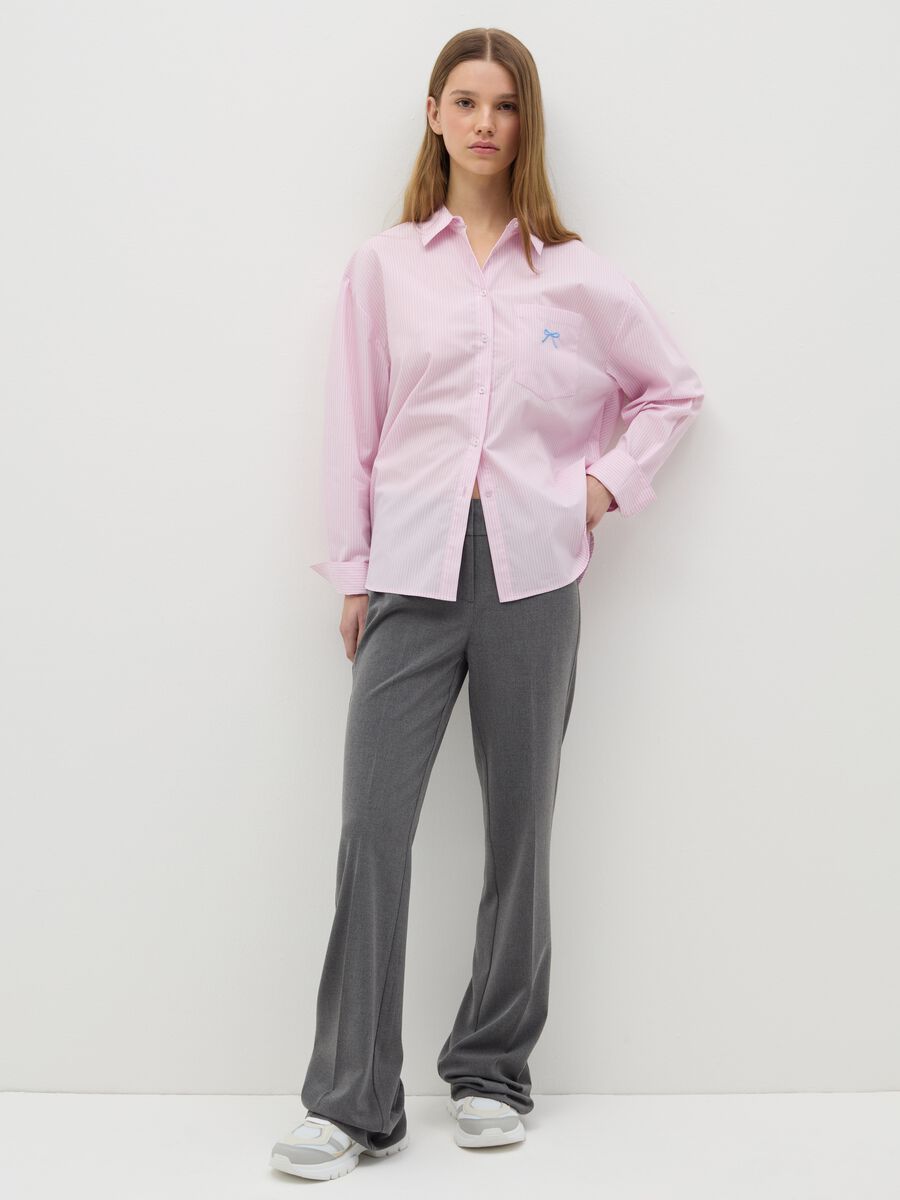 Relaxed-fit shirt with embroidered pocket_1