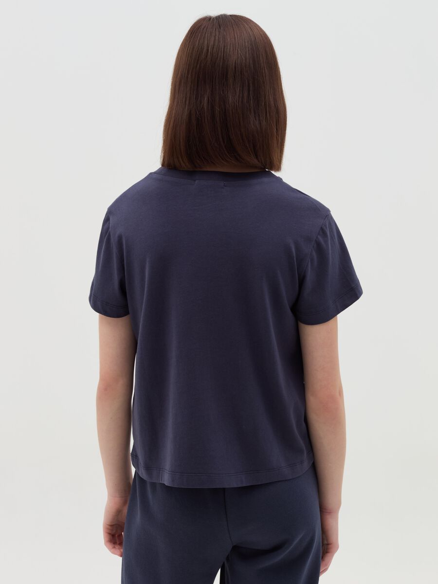Cotton T-shirt with round neck_2