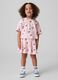 Pure cotton T-shirt and skirt set_0