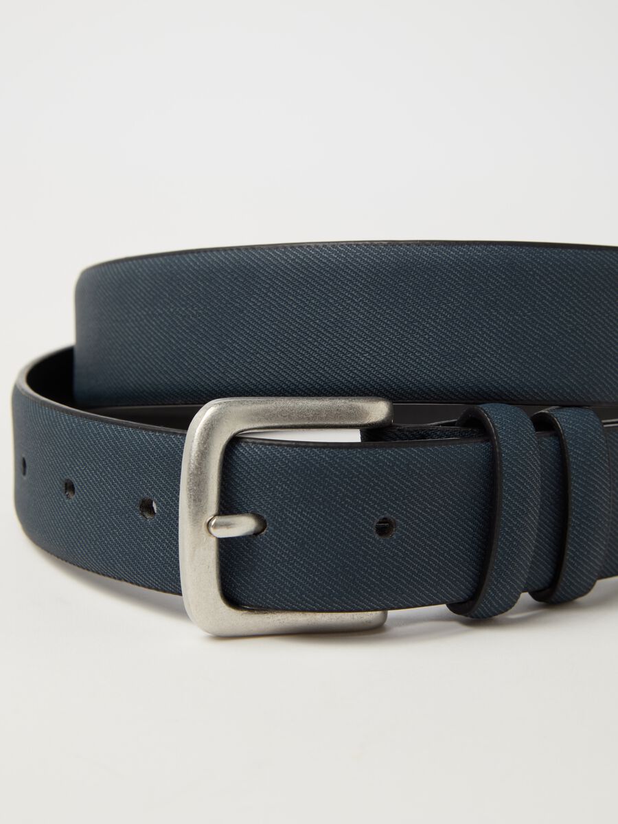 Solid colour belt with square buckle_2